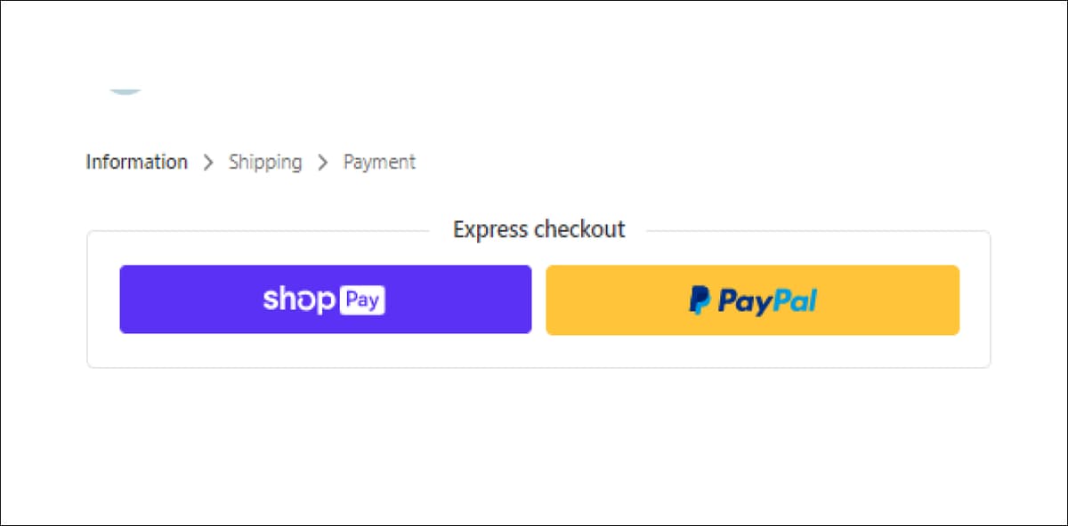 Enable Express Checkout Payments