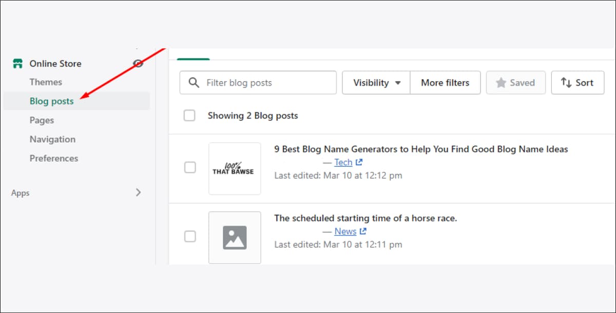 Blogging on your Shopify Store