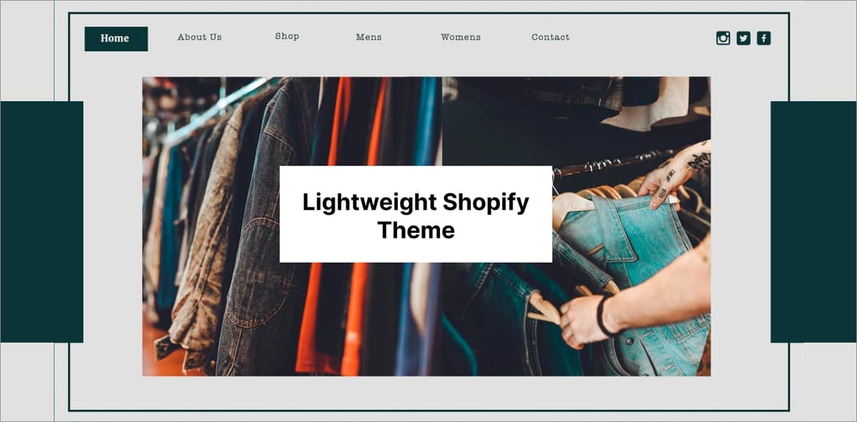 Lightweight Shopify Theme