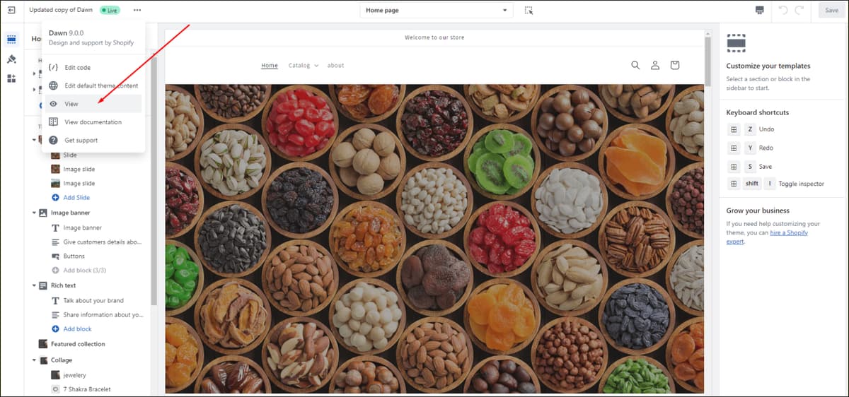 Shopify Theme Preview
