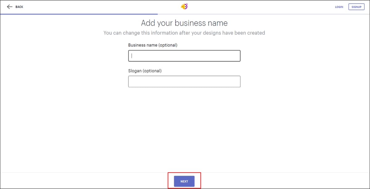Hatchful Shopify Add Business Name & Tagline
