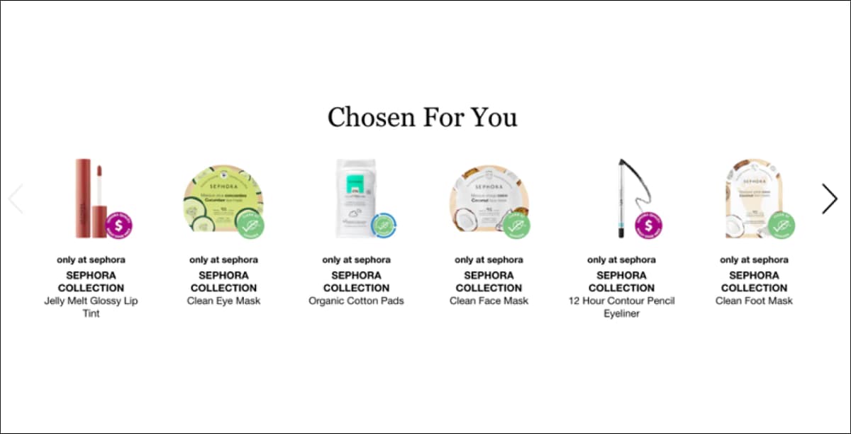 Personalized Product Recommendations Example