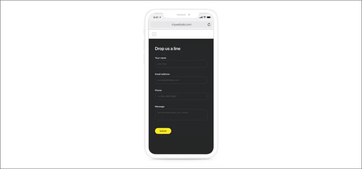 Forms on Shopify Store