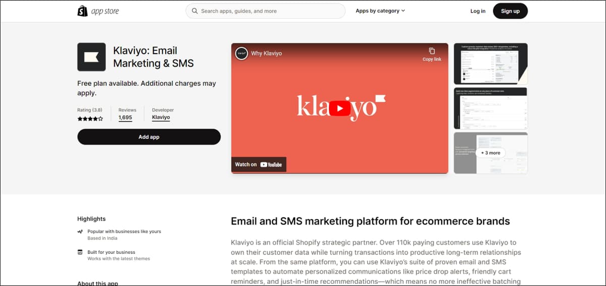Klaviyo - Shopify app for boosting sales & conversions