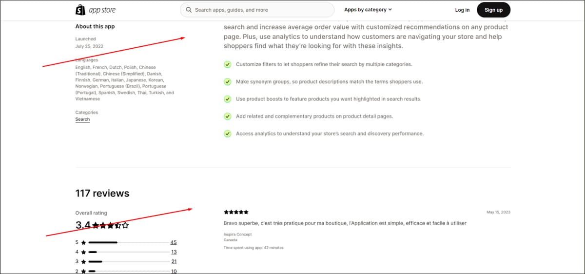 Shopify App Reviews & Ratings