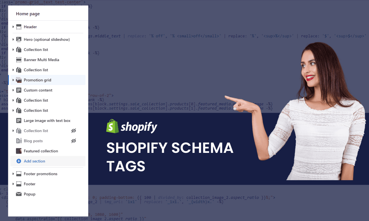Shopify schema tags