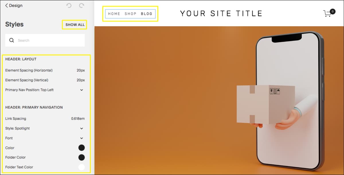 Squarespace Editor