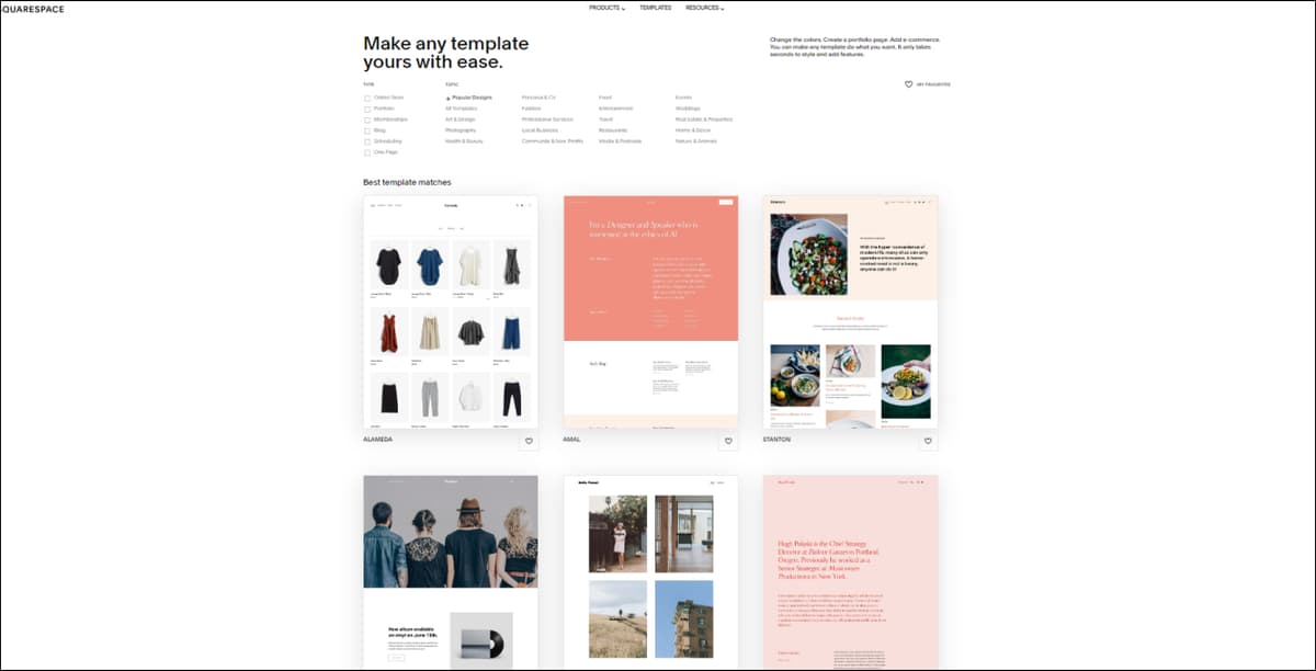 Squarespace Themes