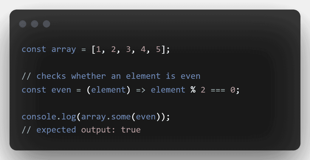 Array some Example