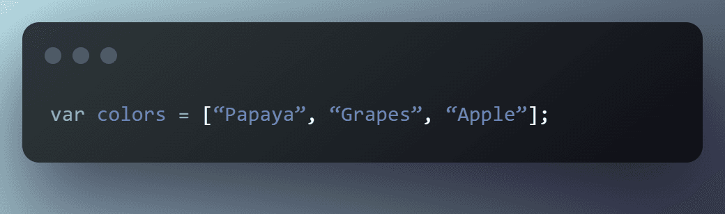 Array Example