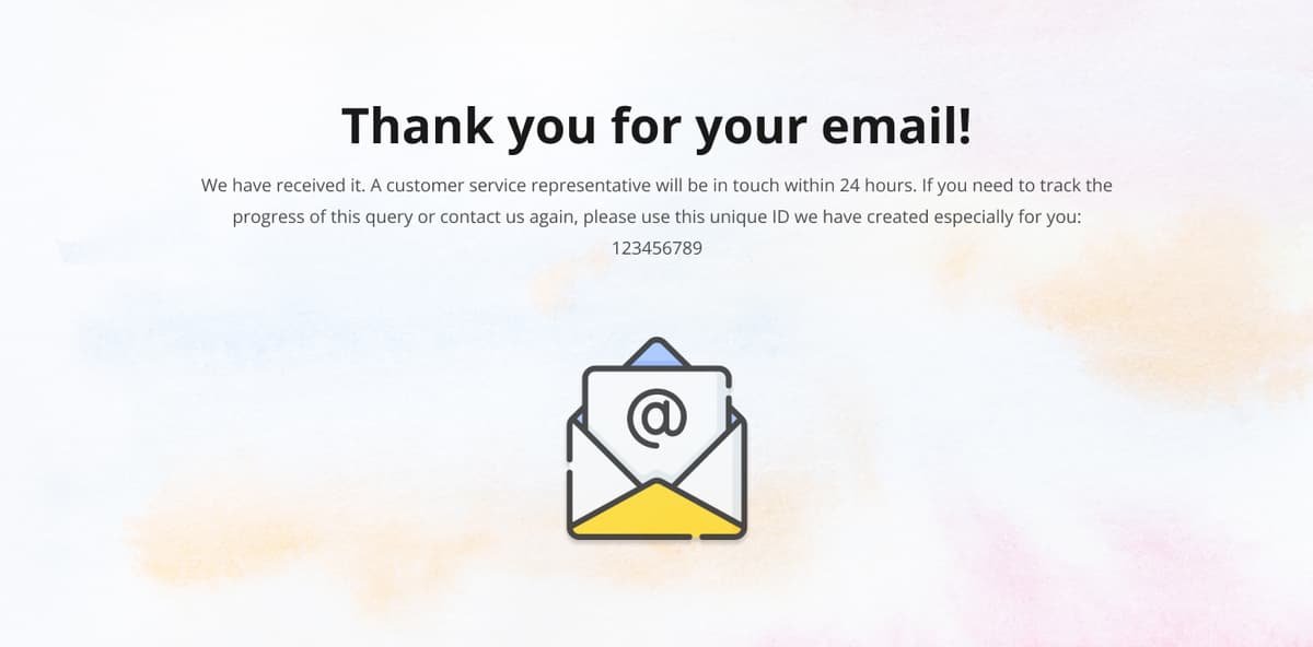 Customers Know You Received Their Queries