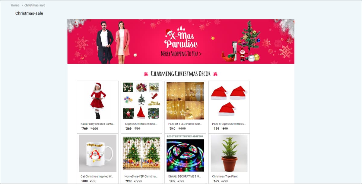 Christmas Occasion Sale Collection