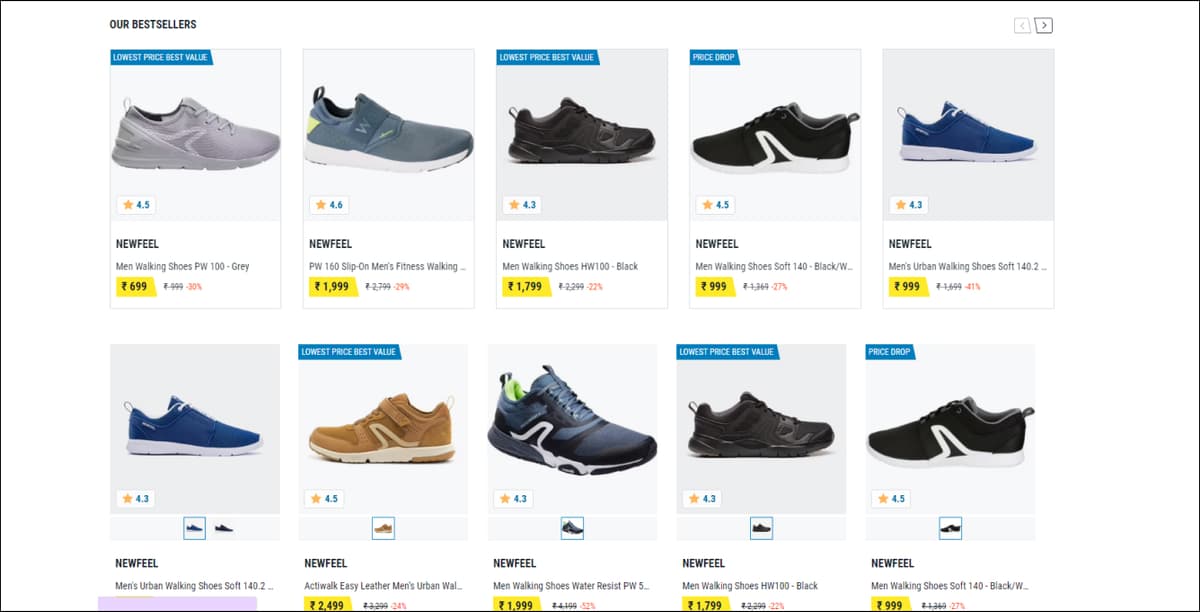 Walking Shoes Collections