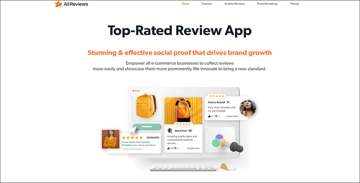 Ali Reviews Product Reviews Shopify App