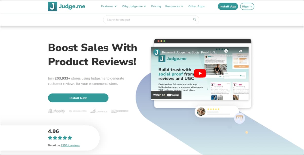 Judge.me Product Reviews Shopify App