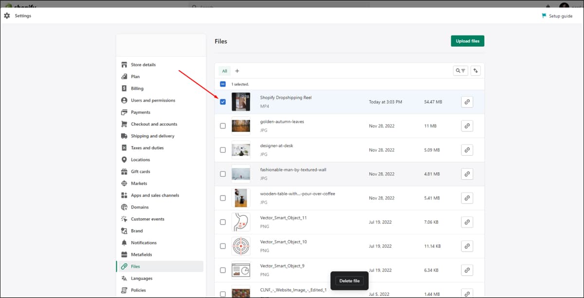 Shopify Uploaded Video