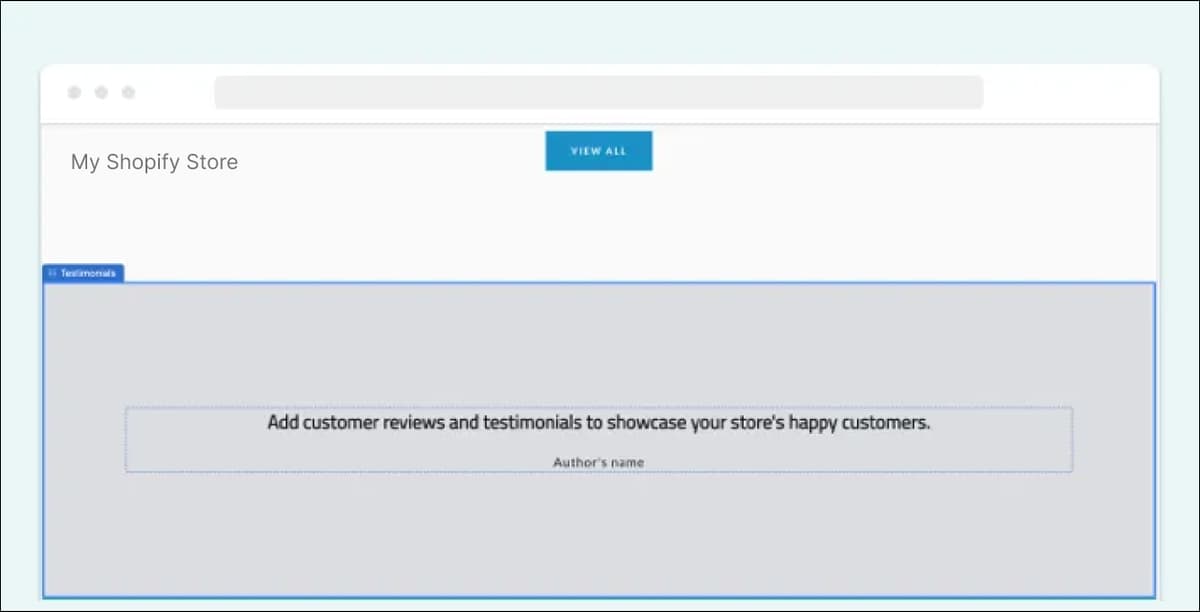 Testimonials Section on Shopify Store