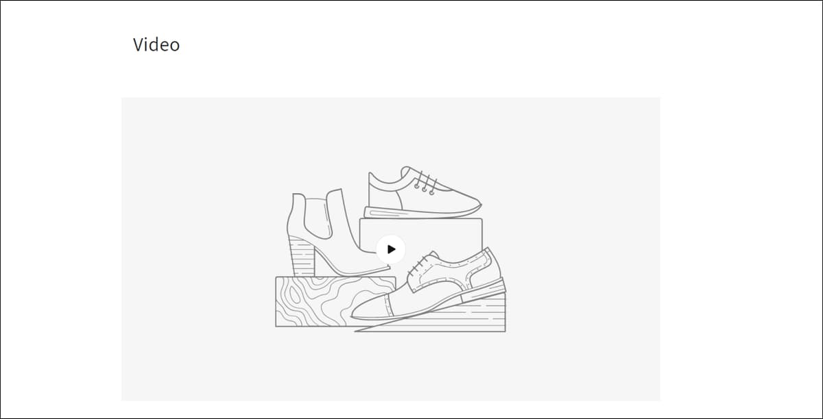Video Section on Shopify Store