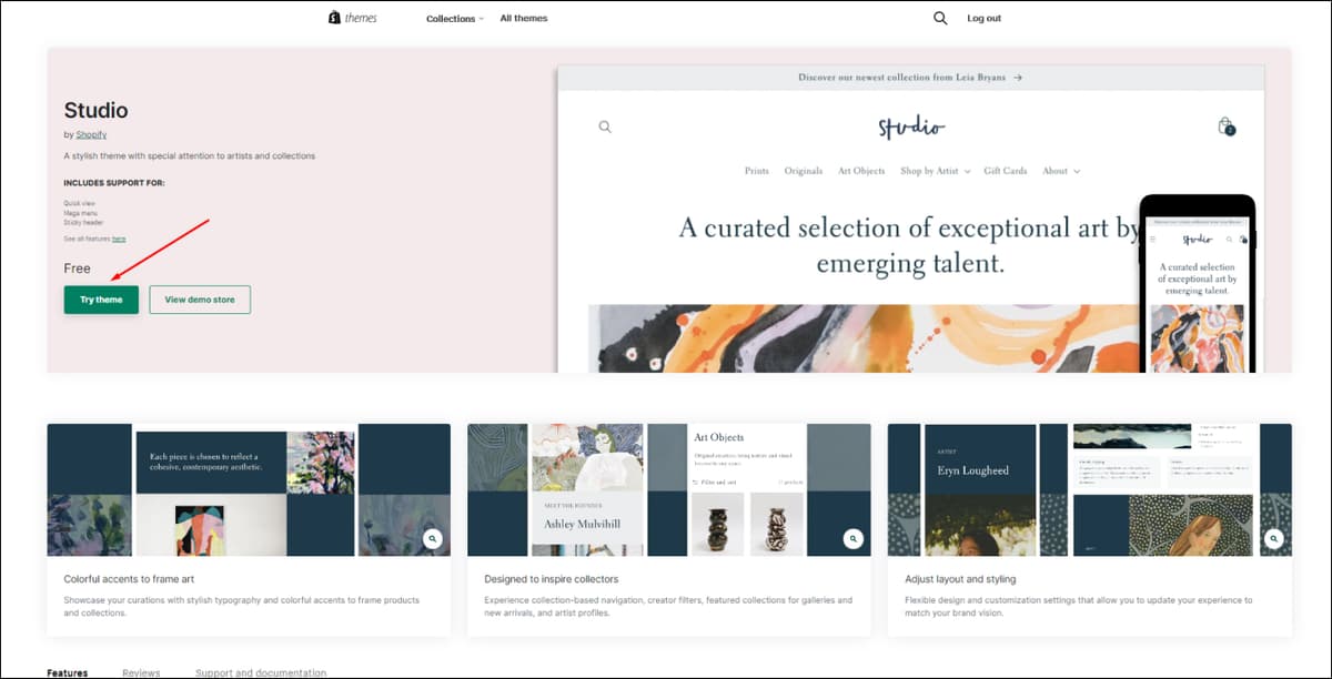Shopify Try Theme