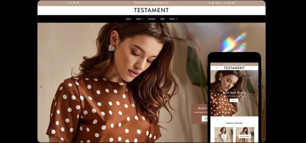 Testament Shopify Theme - Best Shopify Theme