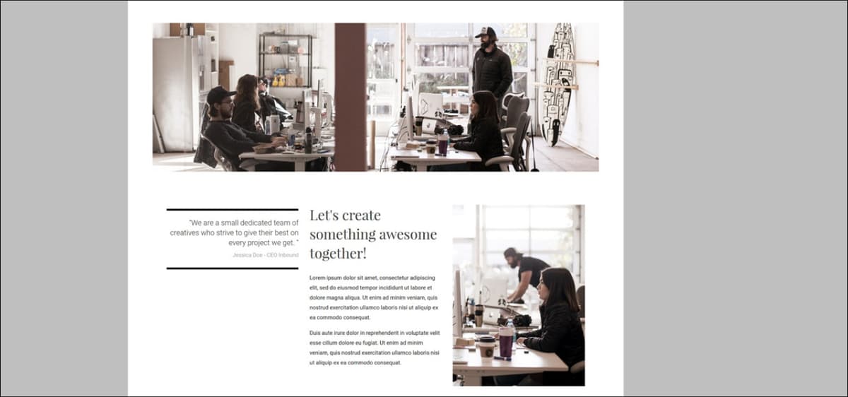 Add Stunning Visuals to landing page
