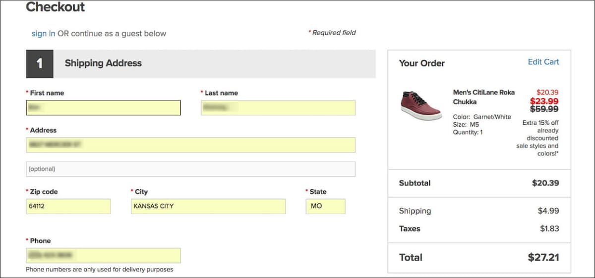 High Shipping Costs
