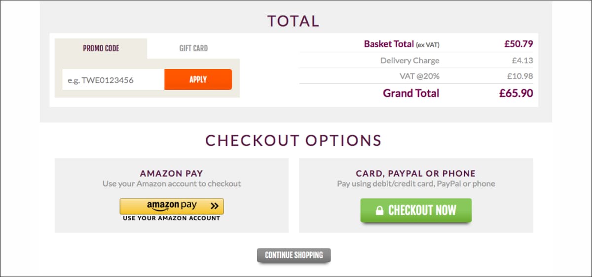 Limited Payment Options
