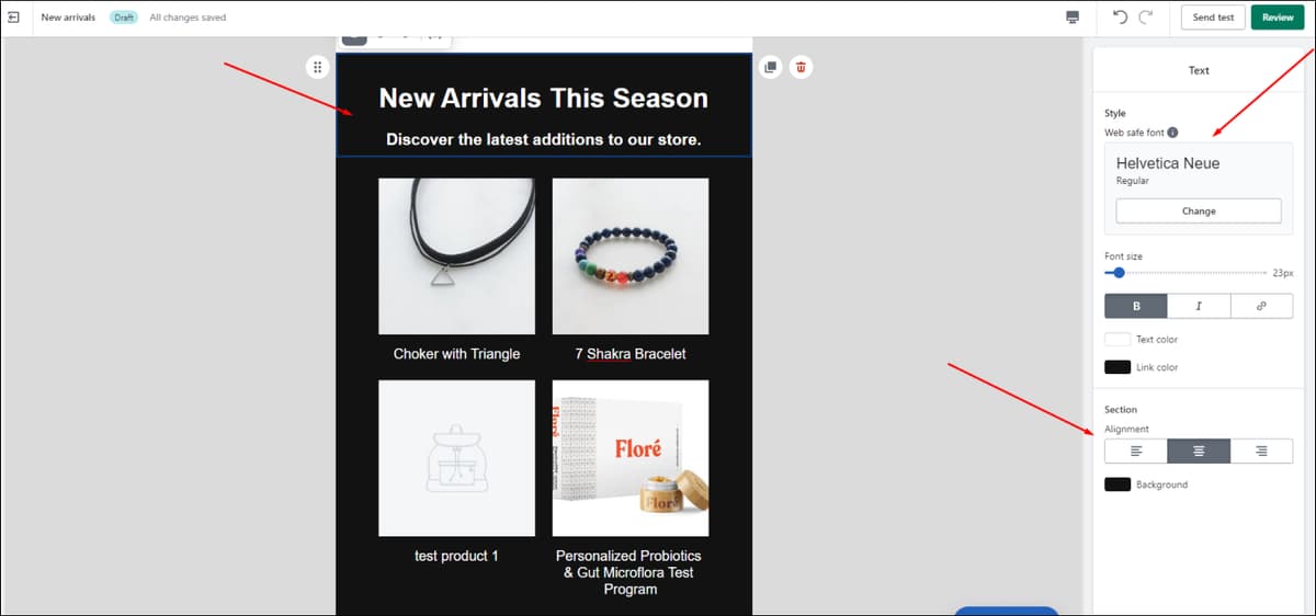 Shopify Email Template Customize