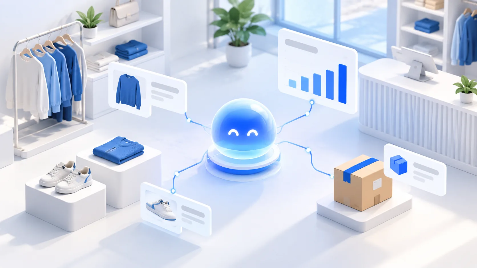 AI connecting store products, reporting and deliveries