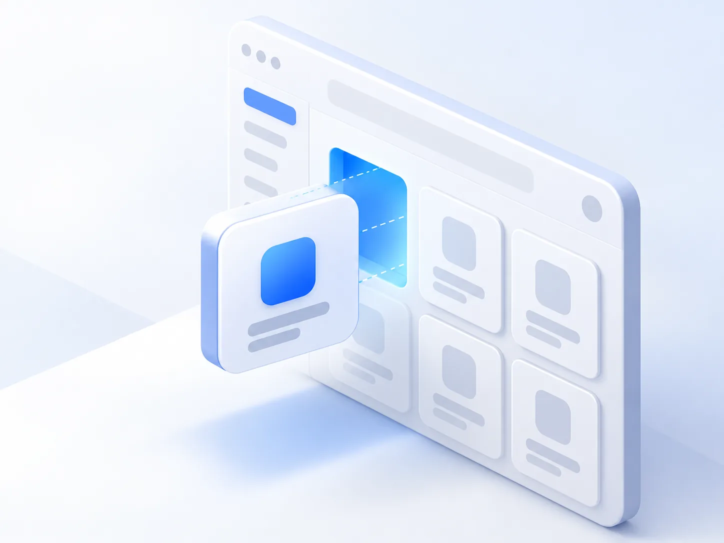A custom app tile connecting into a Shopify store