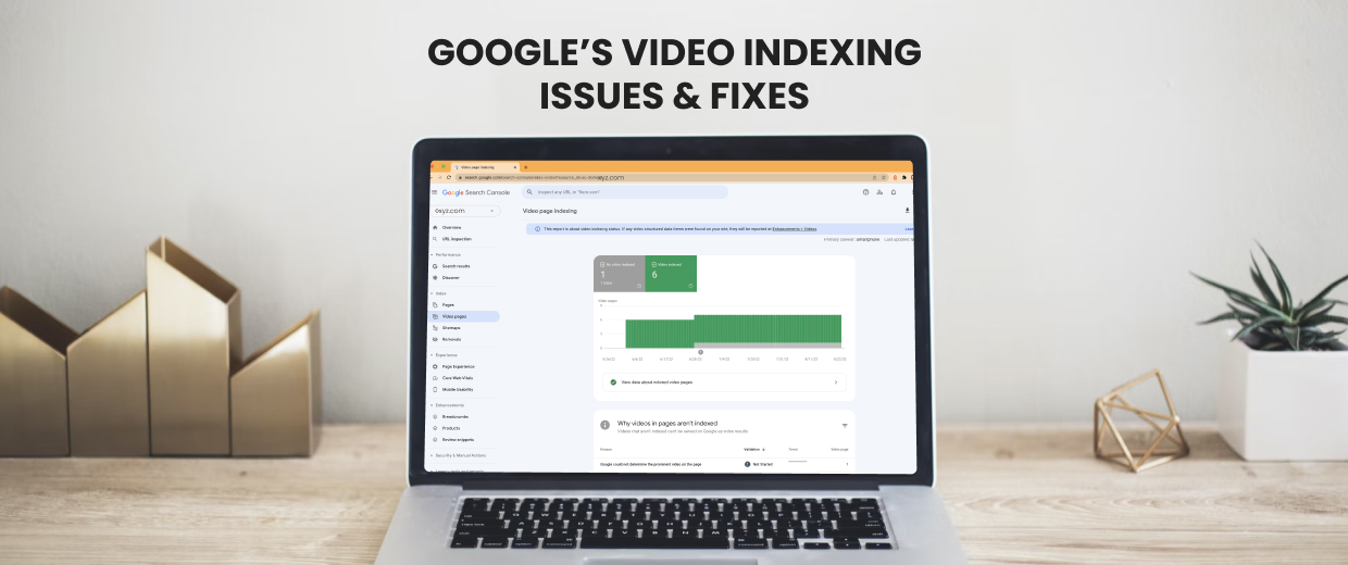 Featured image for “Google Search Console’s Video Indexing Issues & Fixes”